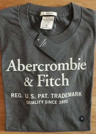 Мужская футболка abercrombie & fitch, s оригинал