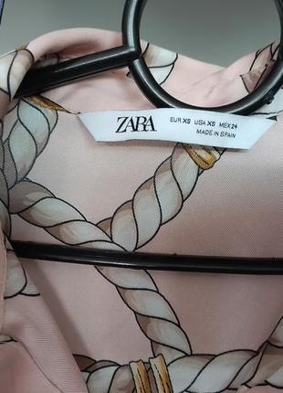 Красивая стильная блузка/блуза zara р.xs4 фото