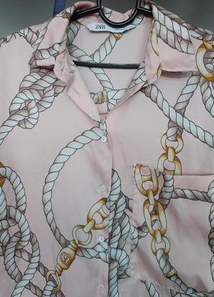 Красивая стильная блузка/блуза zara р.xs5 фото