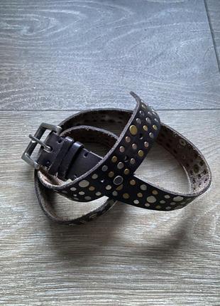 Ремень cowboys belt натуральная кожа8 фото