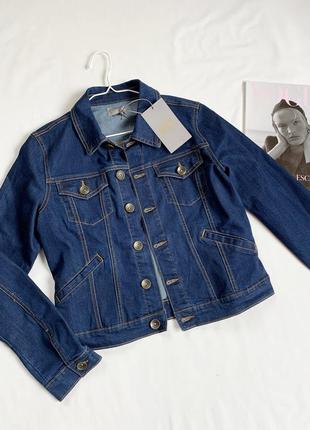 Куртка, джинсова, джинсовка, піджак, синя, oasis1 фото