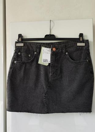 ♥️1+1=3♥️ h&m джинсовая юбка мини7 фото