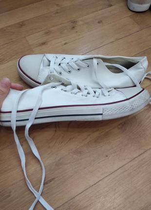 Белые кеды converse 41-422 фото