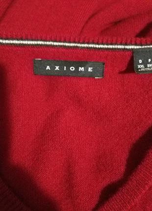 Фирменный стильный качественный натуральный кашемировый джемпер.