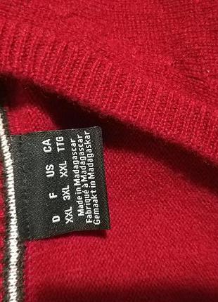 Фирменный стильный качественный натуральный кашемировый джемпер.