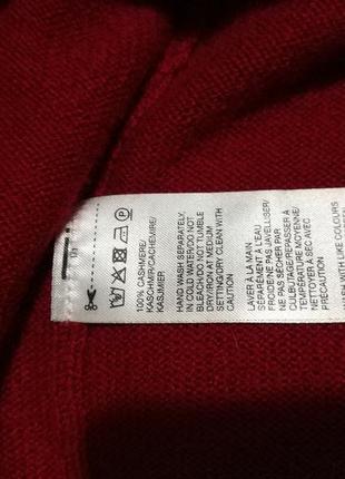 Фирменный стильный качественный натуральный кашемировый джемпер.