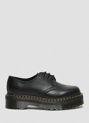 Туфлі на платформе из гладкой кожи dr. martens 1461 quad5 фото