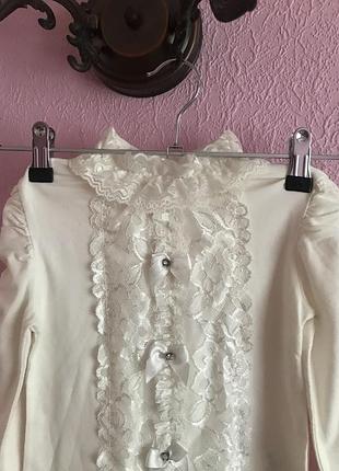 Блуза для девочки на рост 116-122