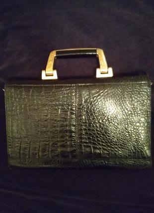 Сумка из кожи крокодила! croco аллигатор  ! италия.