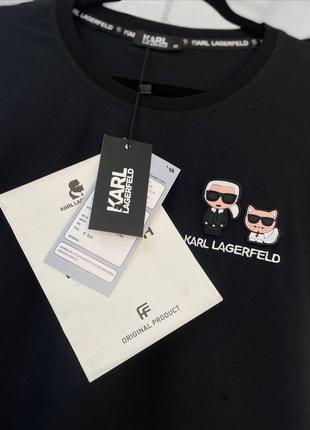 Exclusive 1:1,женская летняя футболка от "karl lagerfeld"❤️8 фото