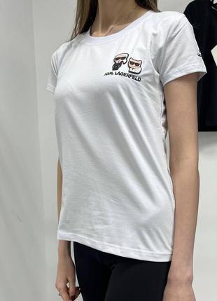Exclusive 1:1,женская летняя футболка от "karl lagerfeld"❤️1 фото