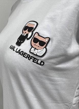 Exclusive 1:1 ,жіноча літня футболка від "karl lagerfeld"❤️2 фото