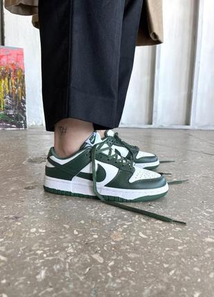 Мужские кроссовки nike dunk low varsity green / smb