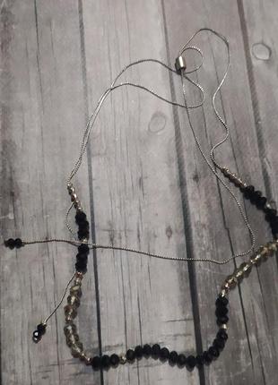 Ожерелье стекло на затяжке