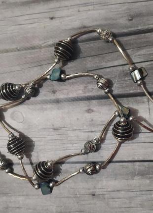 Намисто перламутр метал пластик