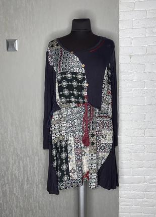 Оригинальное туника короткое платье большого размера батал joe browns, xxxl 56-58р