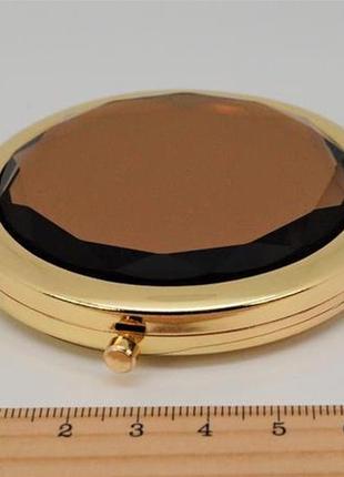 Дзеркальце (колір — золото/винний) арт. 03698