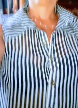 Сорочка-блуза в актуальну смужку!2 фото