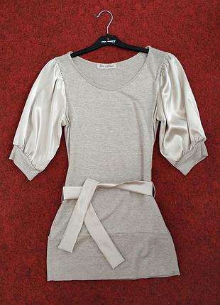 Шикарное платье-тукника. франция. graine de fringues