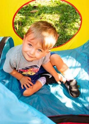 Детская палатка двойная , домик игровой с туннелем 3в1 iso trade польша
