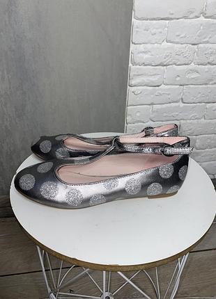Сріблясті туфлі мері джейн jasper conran 36р 4