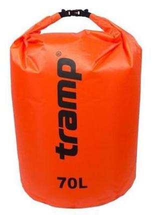 Гермомішок tramp pvc diamond rip-stop жовтогарячий 70 л (tra-209-orange)