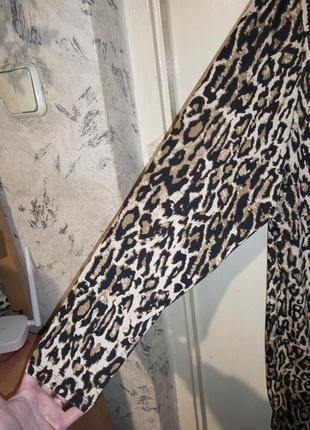 Трикотажное-стрейч-масло,леопардовое платье по фигуре,большого размера,msmode4 фото