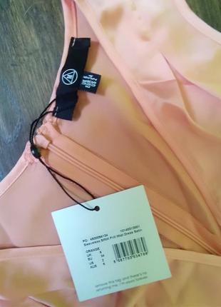 Платье макси от missguided (оранжевий)7 фото