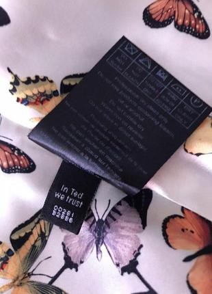 Чорний жіночий жилет з принтом метелика ted baker10 фото
