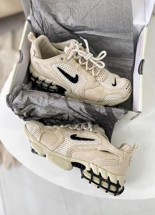 Nike x stussy air zoom spiridon жіночі кросівки