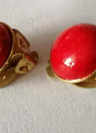 Клипсы бижутерия ссср.