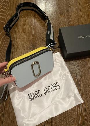 Шикарная яркая сумочка клатч кросс-боди marc jacobs