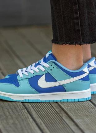 Кроссовки nike sb dunk low blue