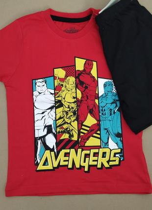 Пижама футболка шорти marvel 4-6р костюм