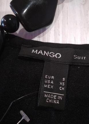 Супер платье mango  чёрное поетки по фигуре приталенное,новое.9 фото