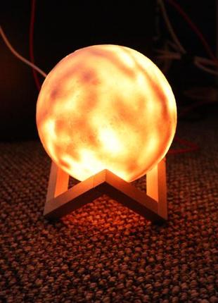 Лампа ночник месяц 3d moon lamp