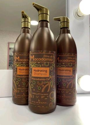 Зволожуючий шампунь з маслом макадамії - kleral system olio di macadamia hidrating shampoo