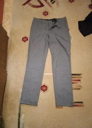 Брюки серые