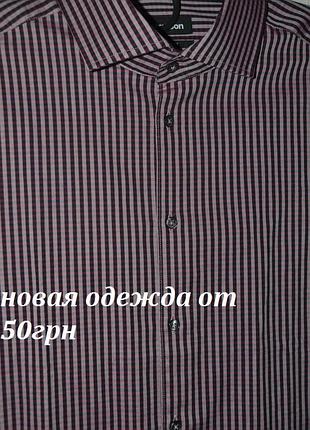 Сорочка з довгим рукавом у карту