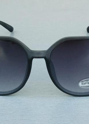 Fendi очки женские солнцезащитные большие темно серые