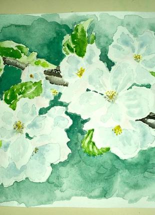 Акварель "весенний цвет" а4