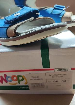 Продам боніжки  woopy ortopedik 34 розміру для хлопчика бу5 фото