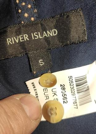 Катонова нарядна стильна рубашка шведка бренд .river island .s-m5 фото