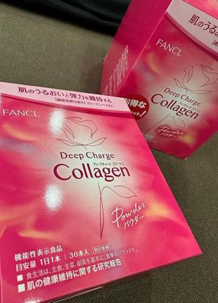 Под заказ 🛑🛑трипептидный коллаген 3000 япония fancl collagen powder (на 30 дн-30 стиков)