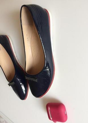 Балетки темно-сині найлегші 35-й розмір устілка 22 см