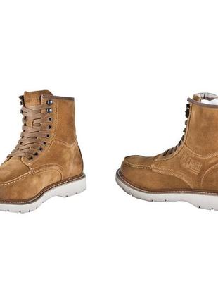 Мужские кожаные ботинки, коричневые сапоги tommy hilfiger. р. 42.3 фото