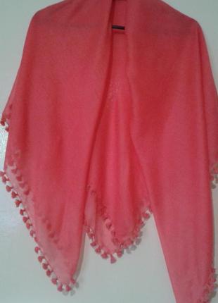 Яркий платок с кисточками + 300 платков шарфов на странице