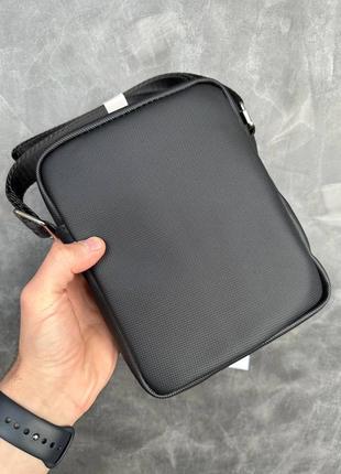 Мужская сумка lacoste черная барсетка / сумка на плечо2 фото