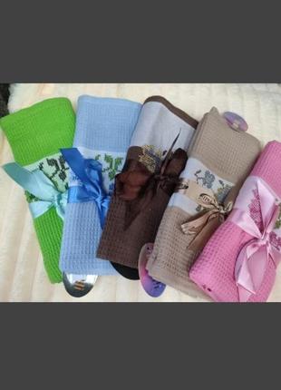 Вафельные полотенца 45*70, производства турция bayalli, наличия цвета