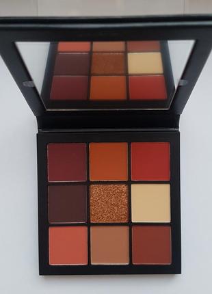 Huda beauty палетка тіней obsessions palette warm brown + подарунок